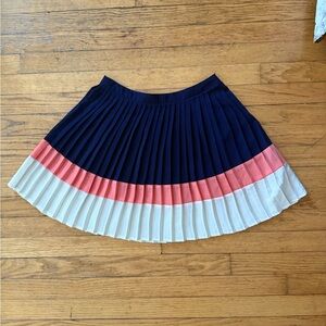 Tennis Skirt - Navy, Coral, and Cream